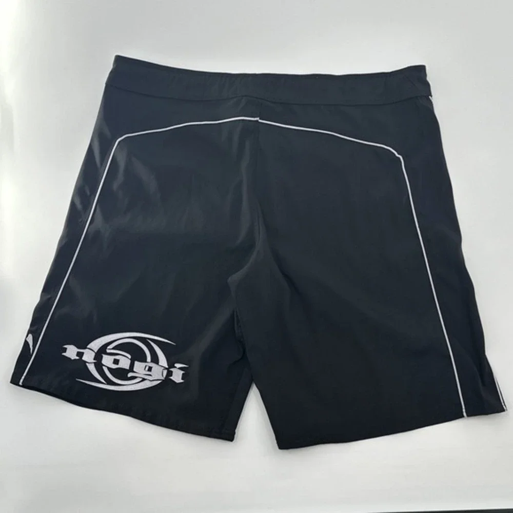 Nogi Volt‎ Shorts Men's XXL Black Heavy Stitch Grappling Jiu Jitsu BJJ MMA UFC